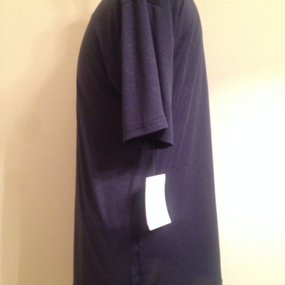 NIKE FIT DRY NAVY BLUE ATHLETIC SHIRT - Picture 3 of 7